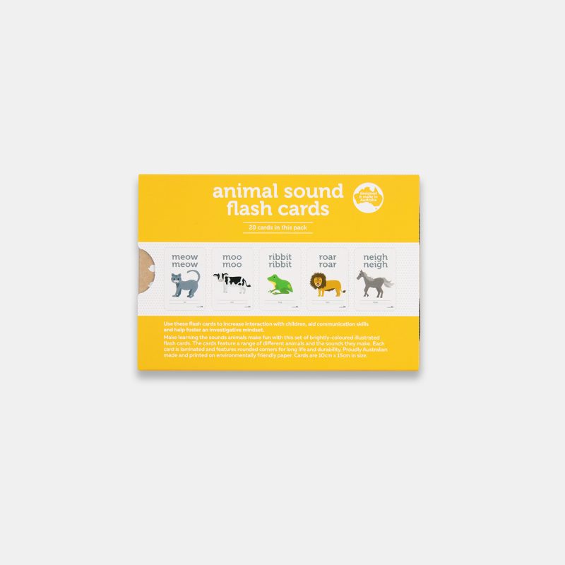 Animal sound flash cards Two Little Ducklings