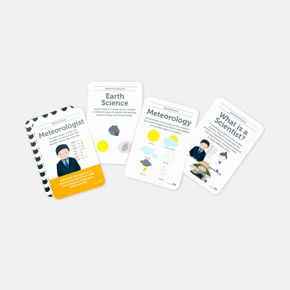 Science Flash Cards Two Little Ducklings